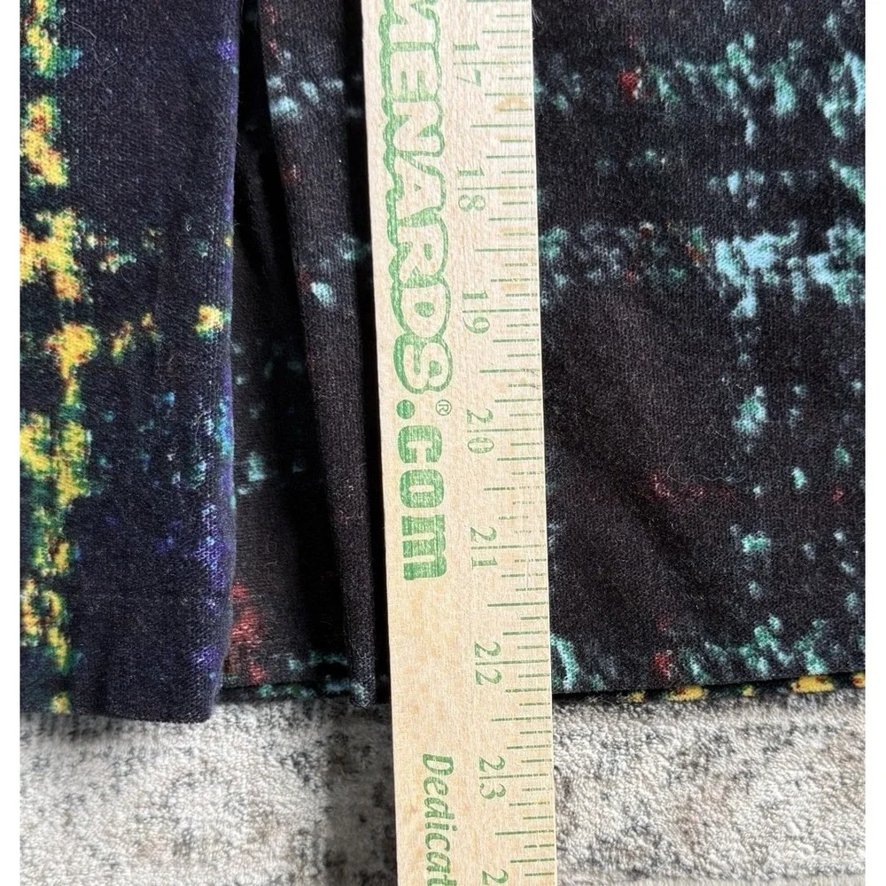 Linea‎ Domani Patchwork Skirt 10 Abstract Plaid Multicolor Pencil Midi Academia